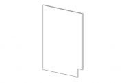 MD-BSK Base Skin Panel 23 1/4"W x 34 1/2"H x 1/4"D