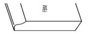 NB-FBM8 Furniture Base Molding 4 1/2"W × 96"H × 5/8"D