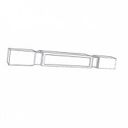 SLW-PST Post Leg 3"W x 34 1/2"H x 3"D