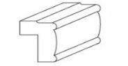 WO-TLRM8 Light Rail Molding 2" x 1 1/2"