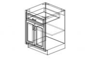NW-B24 Classic Wheat Base Cabinet 24"W  x 34 1/2"H  x 24"D