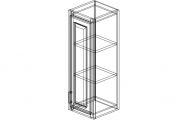 NW-W1236 Classic Wheat Wall Cabinet 12"W  x 36"H  x 12"D