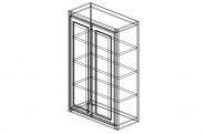 NW-W2742 Classic Wheat Wall Cabinet 27"W  x 42"H  x 12"D