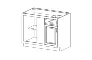 PG-BLB42/45 Pewter Green Blind Base Corner Cabinet 42"W × 34 1/2"H × 24"D(must pull 3")