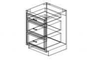 PG-DB24 Pewter Green Drawer Base Cabinet 24"W × 34 1/2"H × 24"D