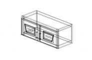 SG-W3012 Shaker Gray Wall Cabinet 30"W × 12"H × 12"D