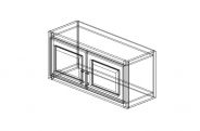 SW-W3315 Shaker White Wall Cabinet 33"W × 15"H × 12"D